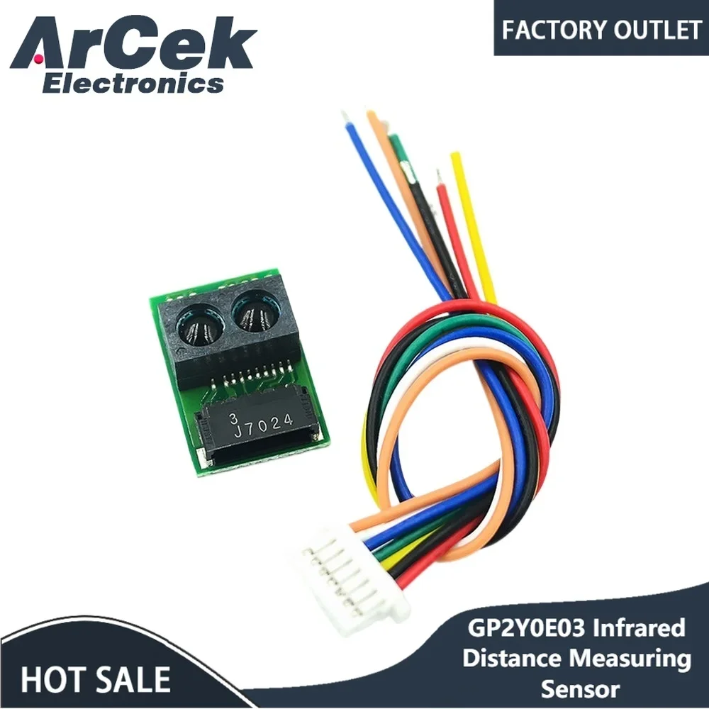 

GP2Y0E03 Infrared Distance Measuring Sensor Module SHARP 4-50cm IR Ranging High Precision I2C IIC Output for Arduino