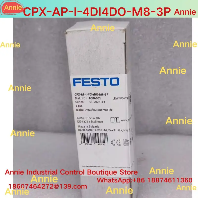 8086601 Digital Input/Output Module CPX-AP-I-4DI4DO-M8-3P Brand New 4-Input 4-Output Module for Electronic Projects