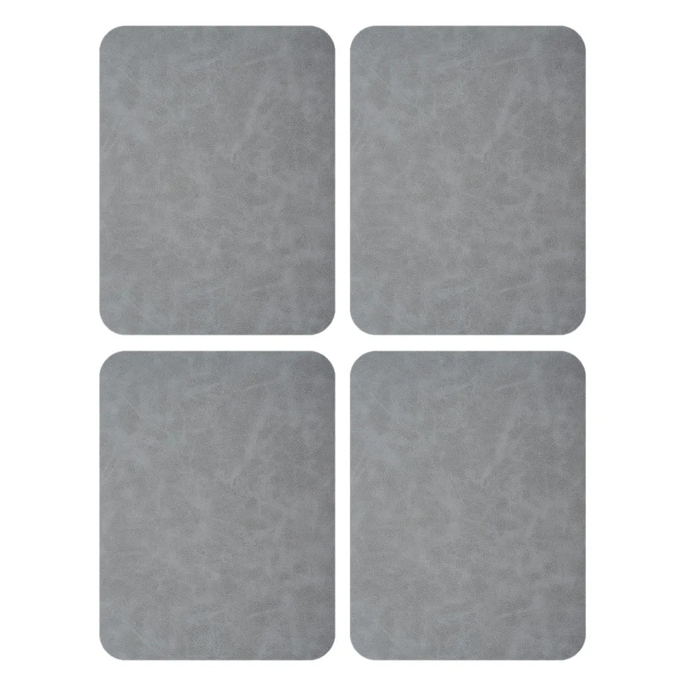 Juego de manteles individuales antideslizantes, manteles individuales lavables para mesa de comedor, manteles individuales elegantes y prácticos, 4 Uds.