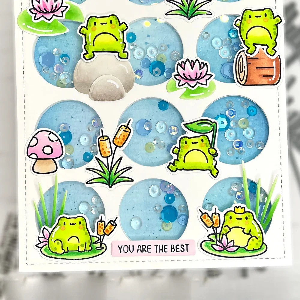 العشب الثنائي فلوريت غطاء شبكة كومبو مربع المعادن قطع يموت DIY بها بنفسك بطاقة صنع سكرابوكينغ ألبوم صور الديكور صياغة #3