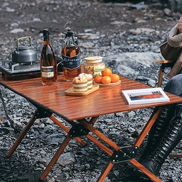

Outdoor Folding Table Floor Stand Folding Chair Portable Chicken Roll Table Camping Barbecue Picnic Table Set