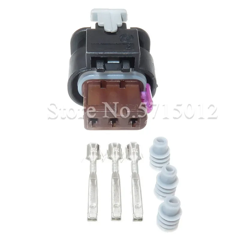 3 Hole 4F0 973 703 Auto Reversing Radar Socket Electric Wiring Harness Connector Plug 4F0973703 For VW Audi Land Rover