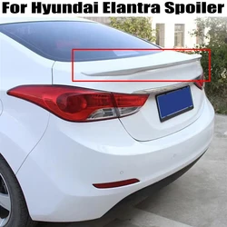 For Hyundai Elantra Rear Spoiler 2012 2013 2014 2015 2016 ABS Plastics Car Rear trunk cover wings spoiler Airfoil Accessorie