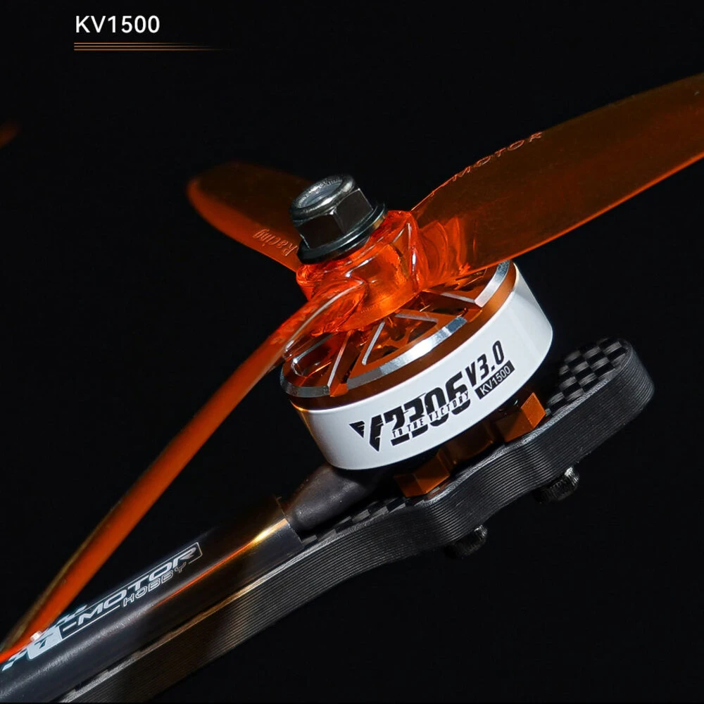 T-MOTOR V2306 V3 Бесщеточный двигатель FPV, гоночный двигатель для фристайла для 5-дюймового пропеллера, FPV версия для фристайла, дроны, детали для самостоятельного изготовления