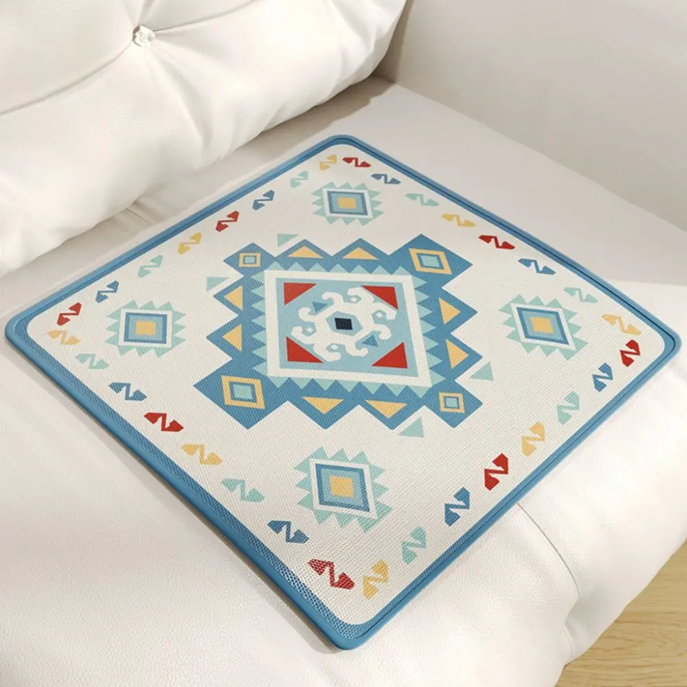 

40x40cm Bohemia Dining Chair Cushion Soft Breathable Square Chair Pad Non-Slip Anti-dirty Winter Student Cushion Hotel
