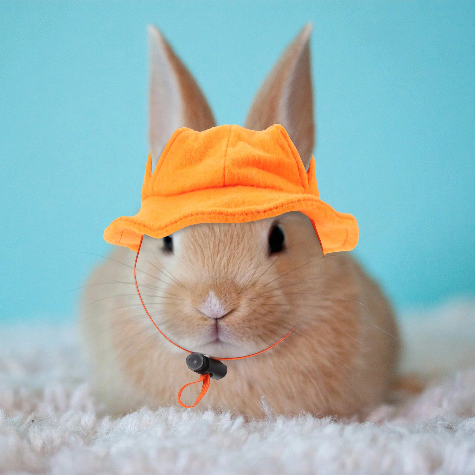 

1 set Rabbit Decoration Set Bright Color Small Size For Bunny Hat Carrot Bag Adorable Pet Costume Hat Durable Environmental