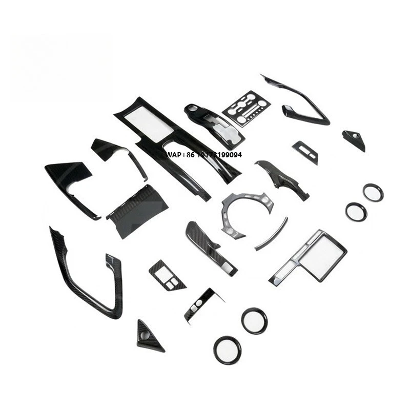 

Interiors for 2008-2016 N-issan R35 GTR Car Interior Trim High Quality Carbon Fiber Customized RHD LHD (22 PCS)