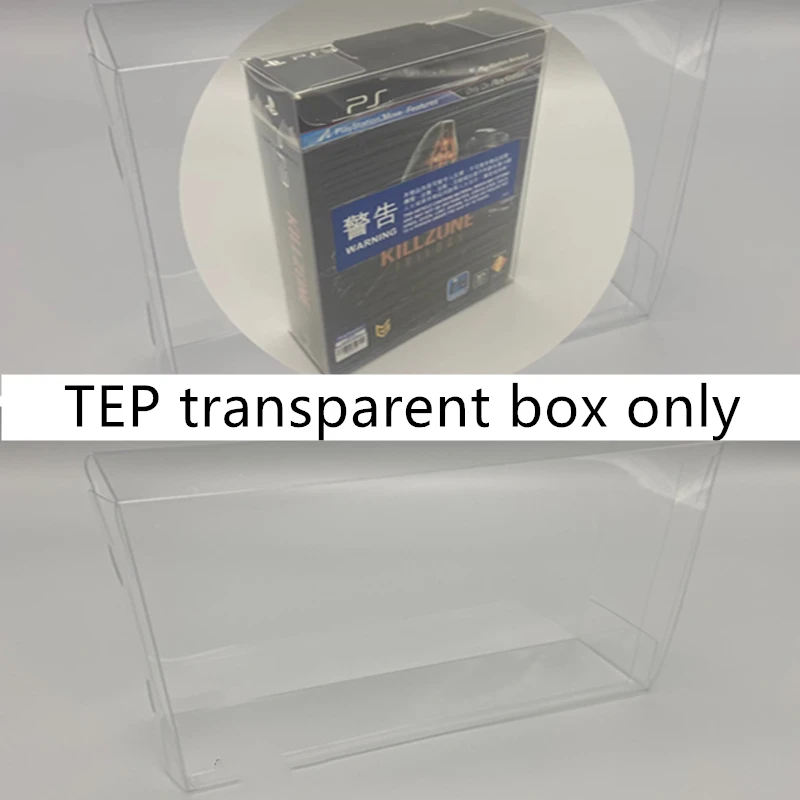 Collection Display Box For PS3/PS4/3-In-1/Sony PlayStation 4/3 Game Storage Transparent Boxes TEP Shell Clear Collect Case