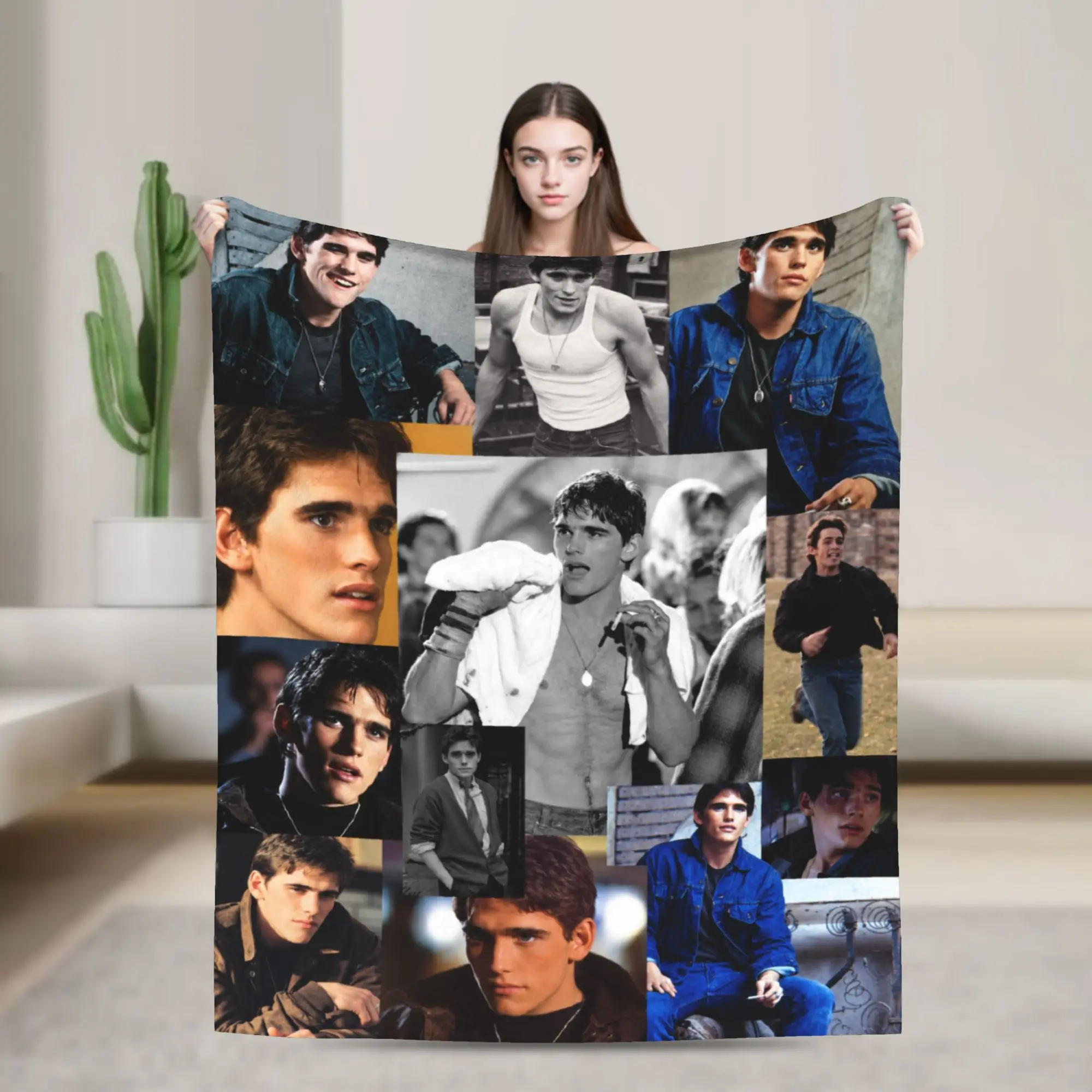 Dallas Winston The Outsiders Movie Blanket  Super Soft Plush Throw Blanket For Girls Couch Chair Bed Flannel Bedspread Bed Cover