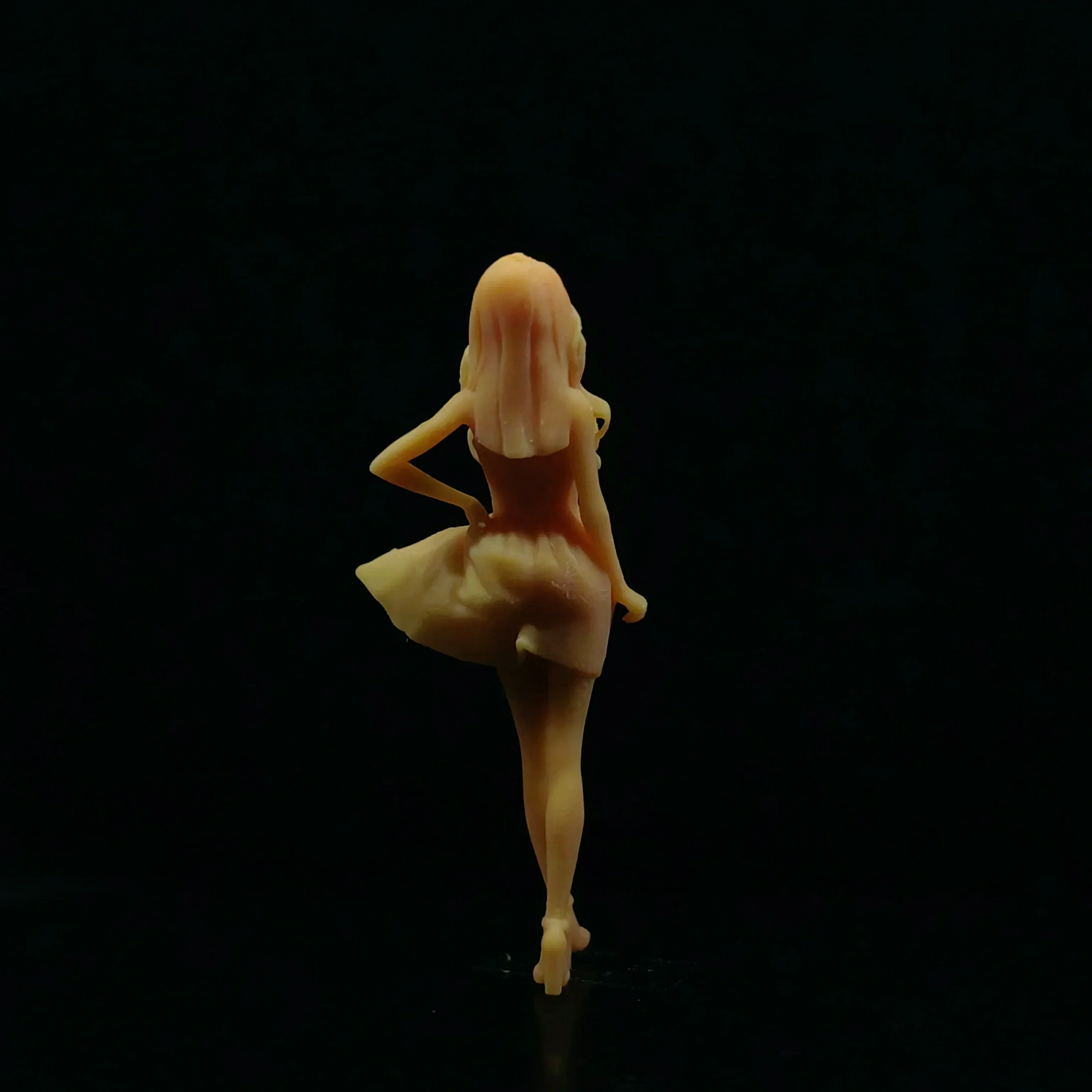 1/87 1/64 1/43 Maßstab Modell Harz Duftendes Weben GirlUncolored Miniatur Diorama Handbemalt T413
