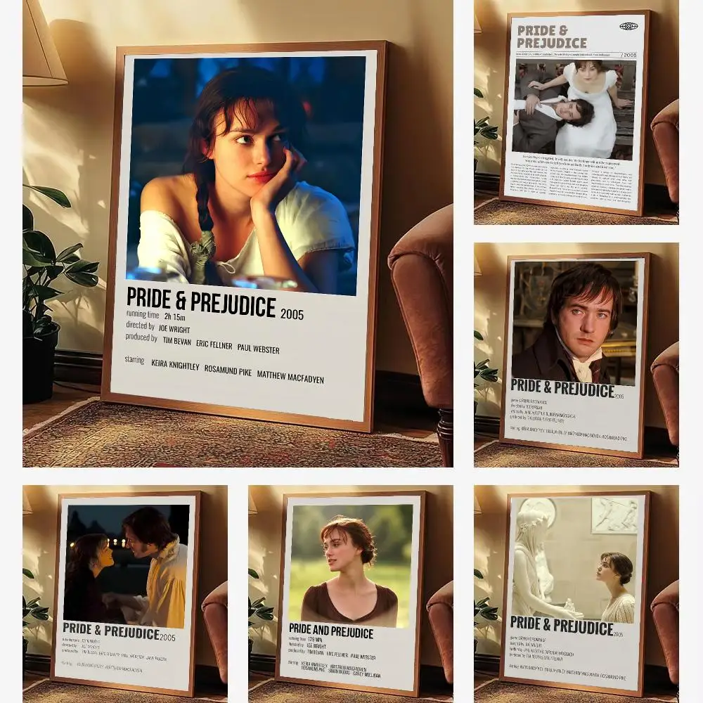 Pride And Prejudice Retro TV Movie Poster Aesthetic Wall Art for Bedroom Study Office Home Decor Gift