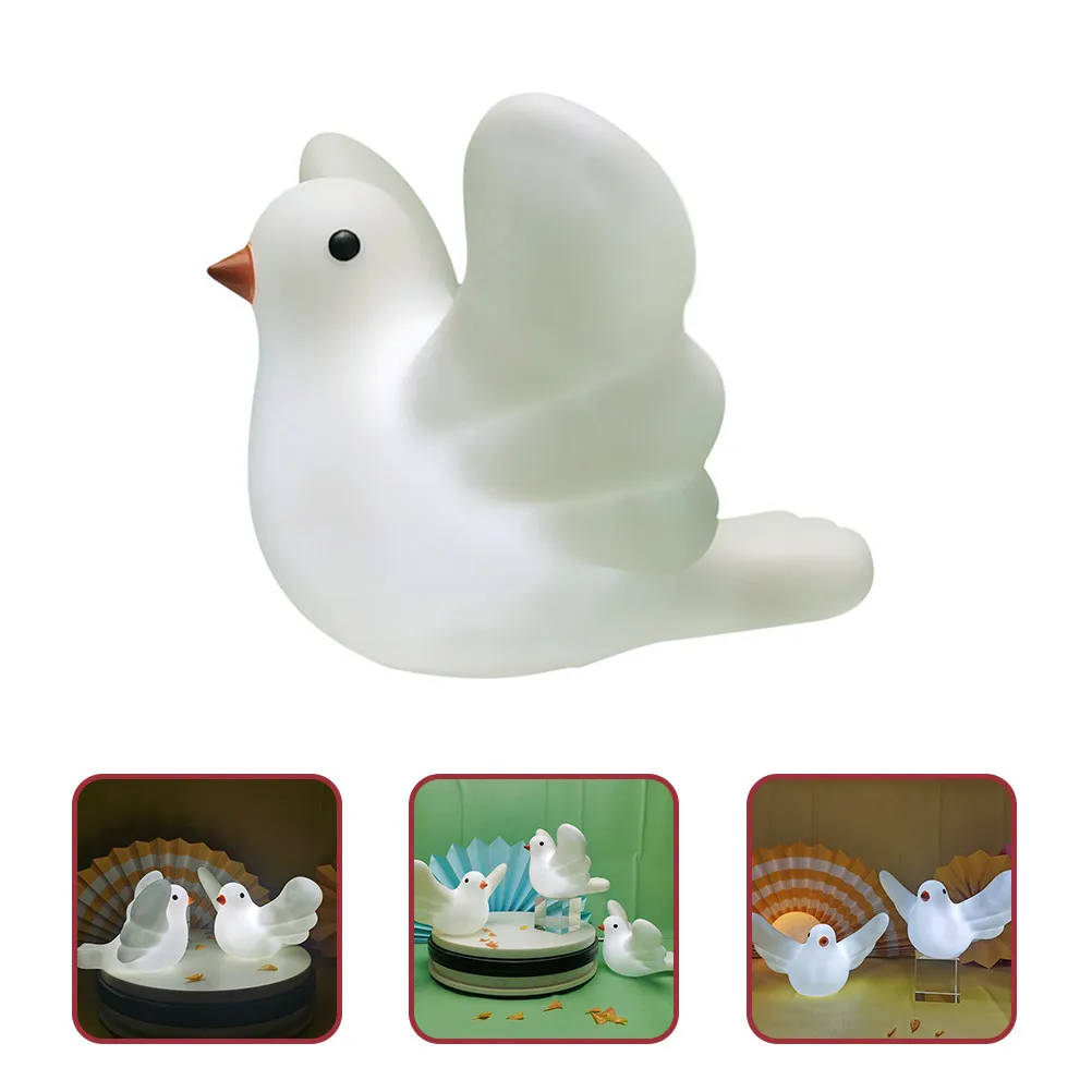 

Cartoon Animal Pigeon Night Light Bedroom Table Lamp Bedside Night Lamp Nursery Room Gift Bedside Light