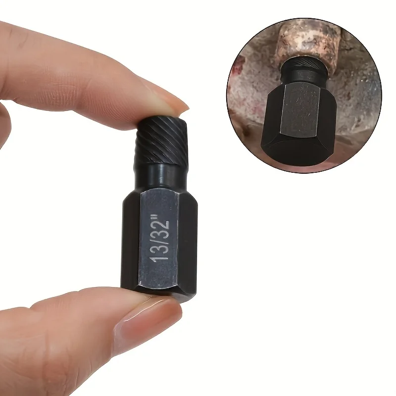 10Pcs Hex Head Screw Extractor Drill Bit Set Easy out Bolt Extractor Spiral Broken Screw Remover Tool for Nuts And Bolts view 5