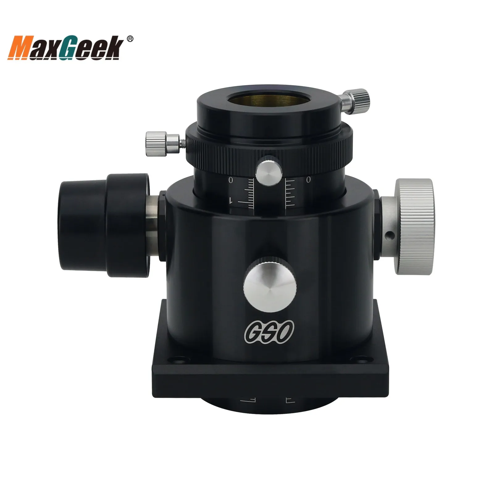 Maxgeek GSO 10:1 Precision Micro Crayford Style Focuser 2-inch Dual Speed Toothless Focuser for Newtonian Reflector