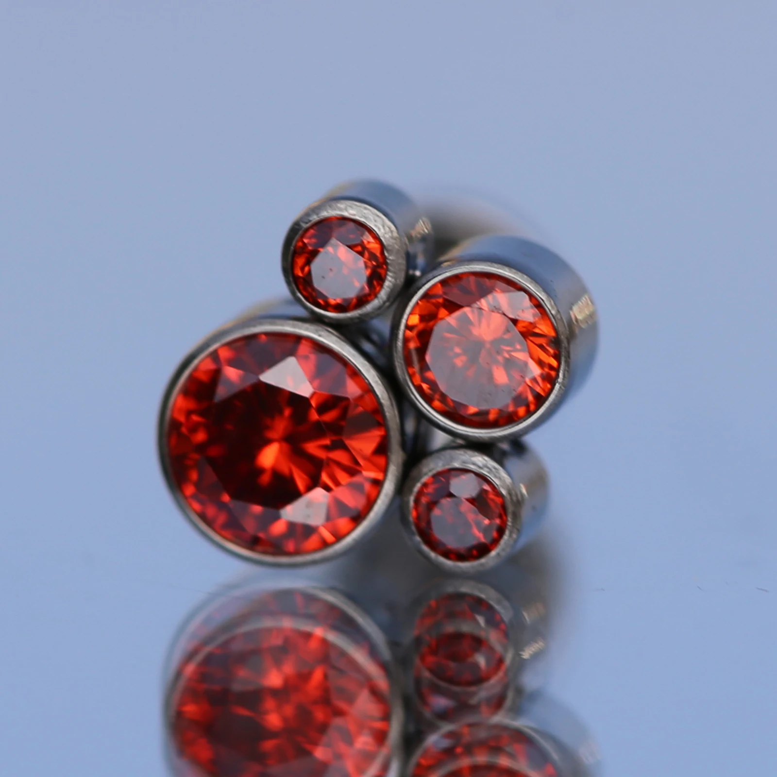 16G Implant Grade Titanium ASTM F136 Internal Thread Cat Paw Labret CZ Cartilage Daith Lip Studs Piercing Body Jewelry