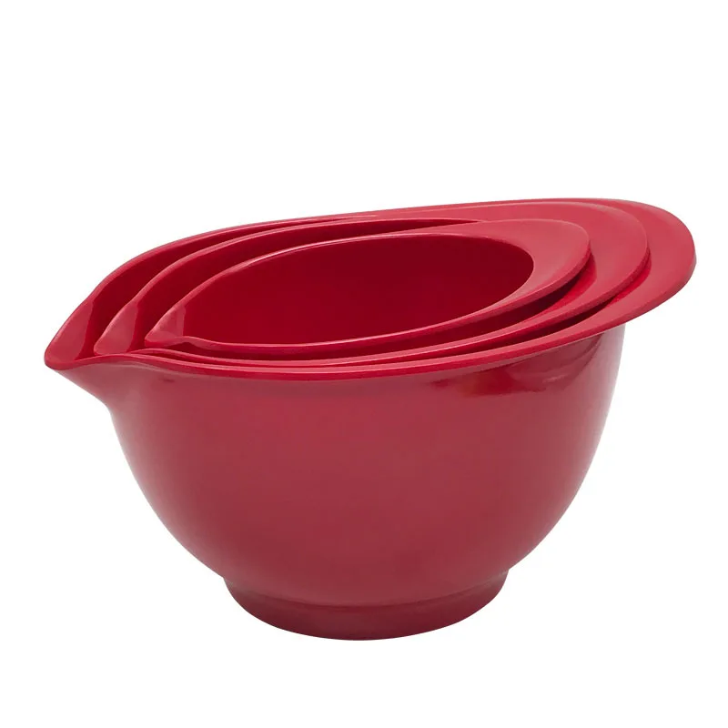 Mixing Bowls Set, Large Capacity Non-Slip Baking Bowls with Pour Spout for Kneading &