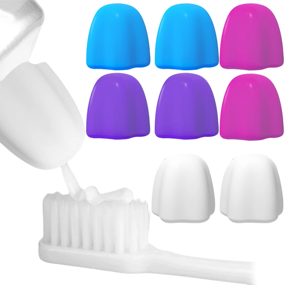 

8Pcs Toothpaste Cap Self Closing Toothpaste Squeezer Dispenser Hygiene Bathroom Accessories