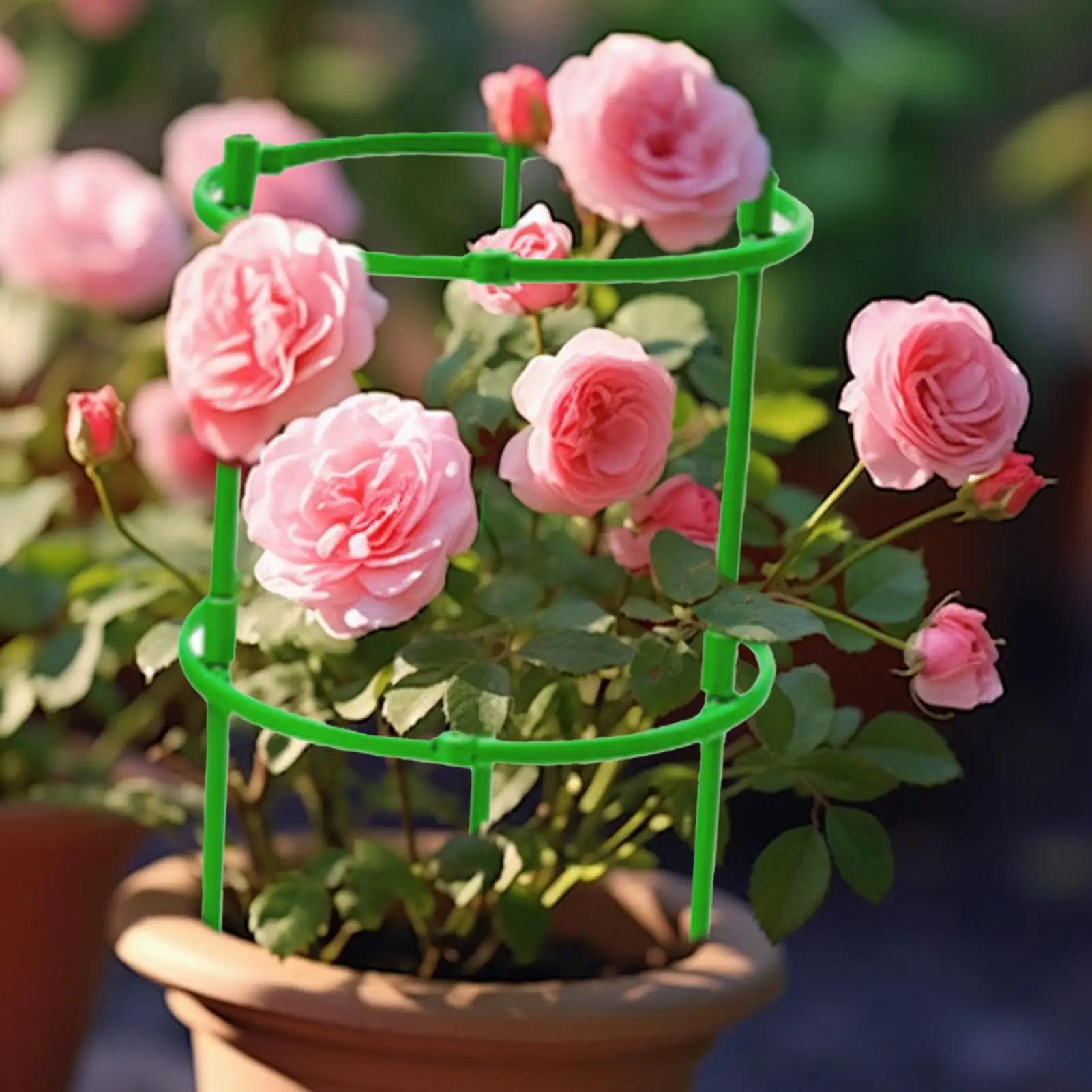 Tomato Cage Vertical Cucumber Support Stakes Tall Tomato Cages for Climbing Vegetable Indoor Gardening Patio Fence Ground