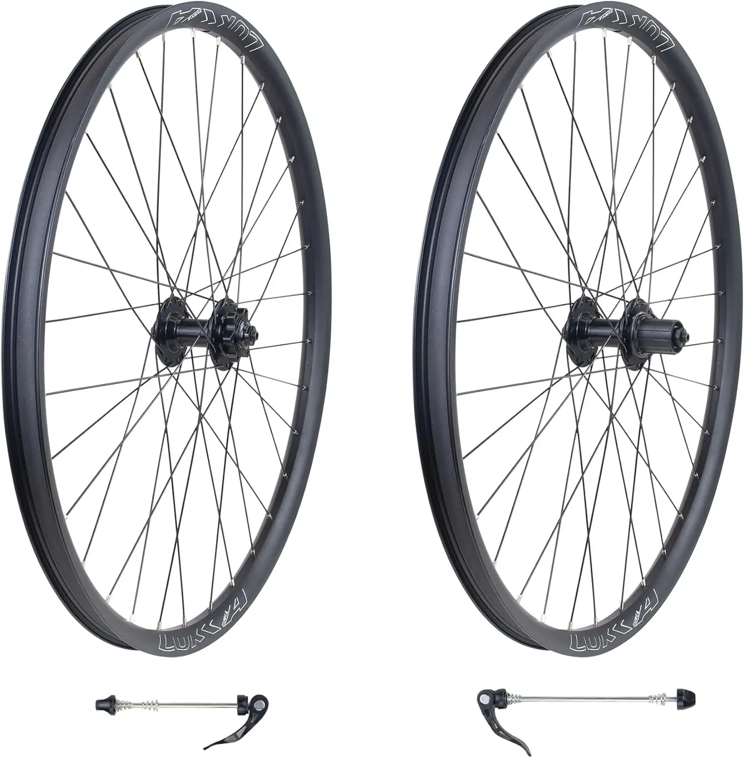 

ZUKKA 27.5 Inch Cycling Wheelset Moutain Bike Wheelset, Front+Rear Wheels with Bearing Hubs for DISC Brake