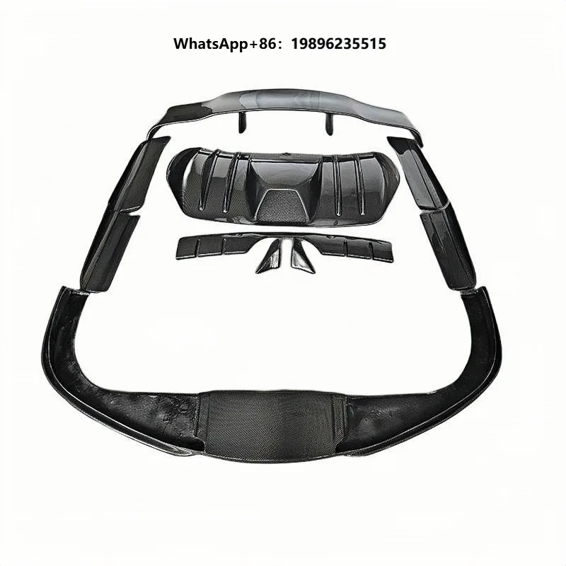 Modified  Style Carbon Fiber Small Body Kit Rear Lip Rear Diffuser F430 Aerodynamic Modification Parts