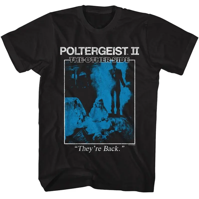 Poltergeist They're Back Poster Black T-Shirt