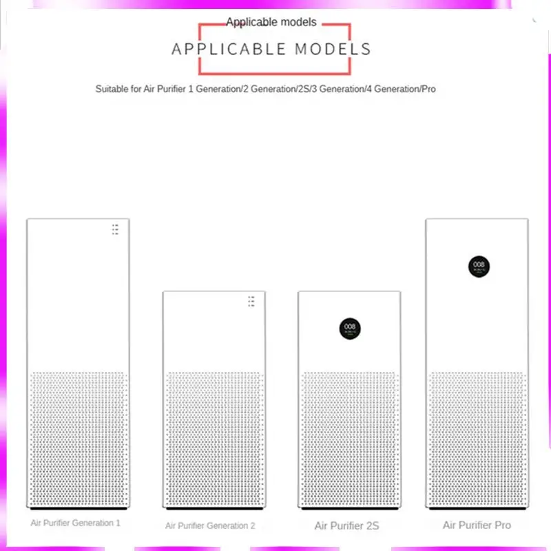 N98R لشاومي Mi فلتر تنقية الهواء لشاومي تنقية Mijia 2 2C 2H 2S 3 3C 3H Pro فلتر الهواء الكربون HEPA استبدال