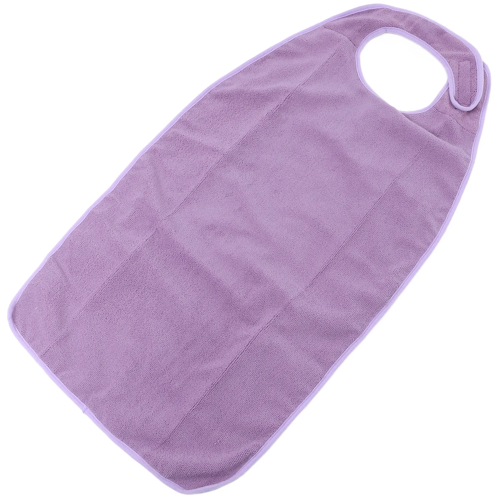 

Large Waterproof Adult Bib for Feeding Assistance Soft Absorbent Machine Washable Clothing Protector Mealtime Protector Elderly