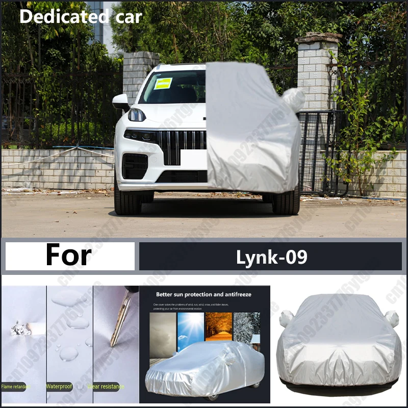 

For Lynk-09 Oxford cloth car cover for sun protection, rain resistance, and all season special car dust cover