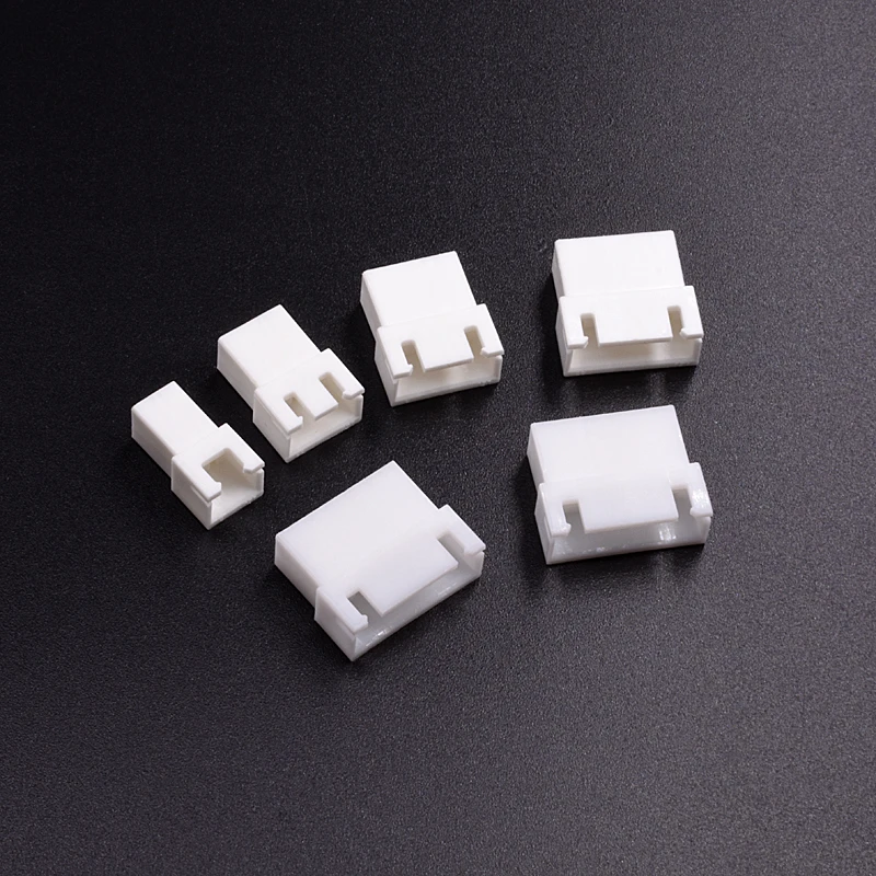 50Pcs XH2.54 TJC3 Female Connector Housing 2.54mm Pitch 2Pin 3P 4P 5P 6P 7P 8P XH Plug Plastic Shell