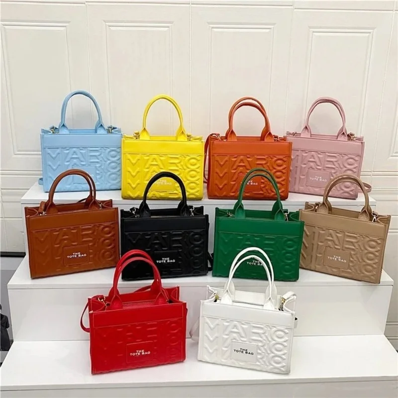 

Cross-border Candy Color Indentation Bag Women's 2024 New Fashion Simple Solid Color Handbag Commuting Versatile Messenger Bag