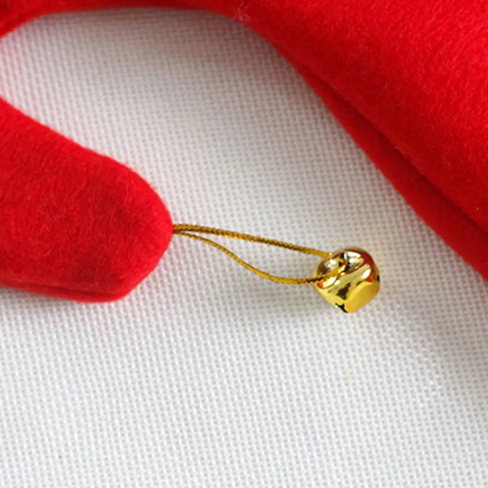 Cute Beanies Elk Clown Cap  Ball Red Green Patchwork Women Christmas Hats Velvet Hats With Metal Bell Korean Winter Caps