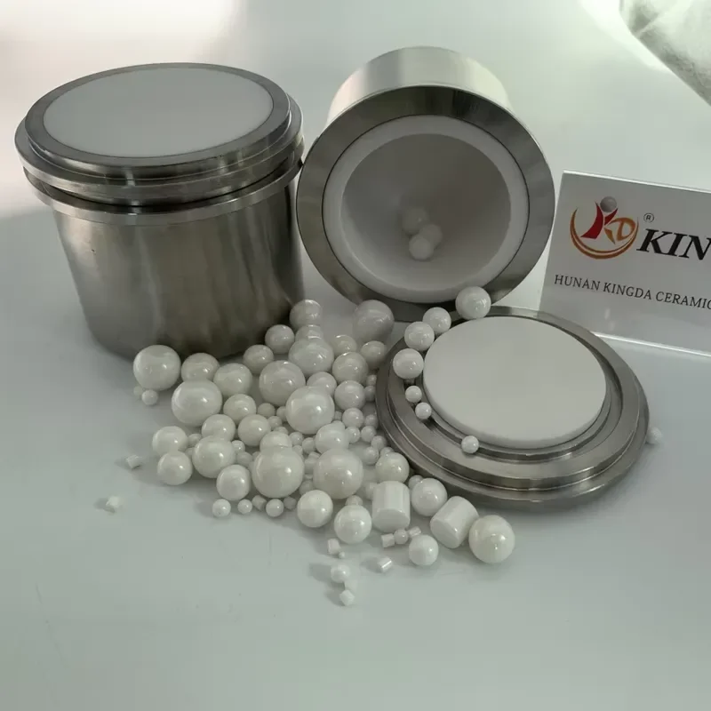 i 100ml Lab Milling Jar SS304 Jacket | Direct Fit for Retsch VIBRATORY DISC MILL RS 200/RS300 | Ceramic Parts for