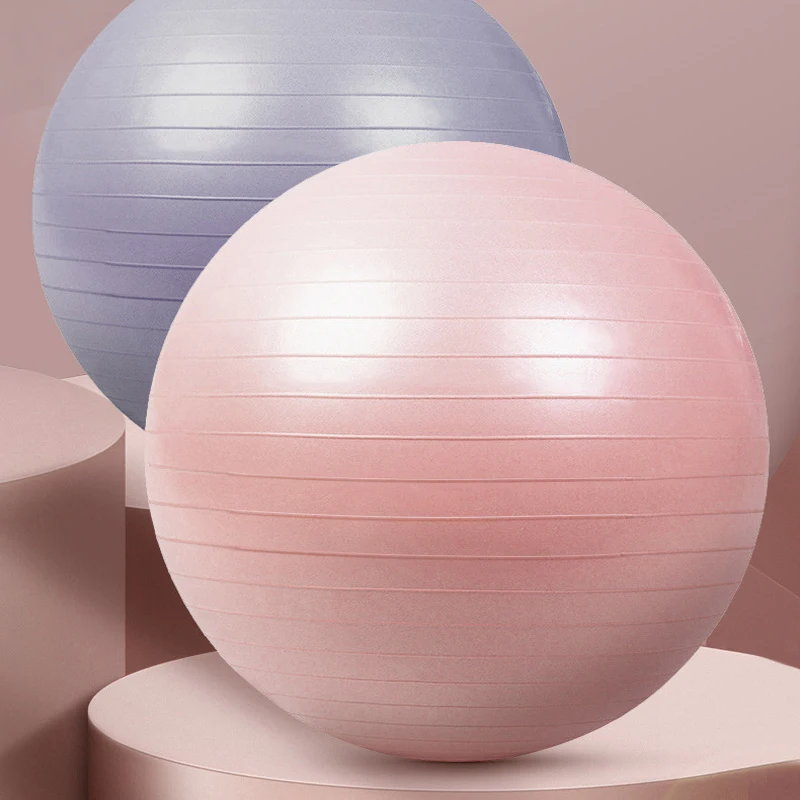 2023 New thickened explosion-proof 25cm fitness gym fit ball multicolor PVC pilates Yoga balance ball with kinds of color