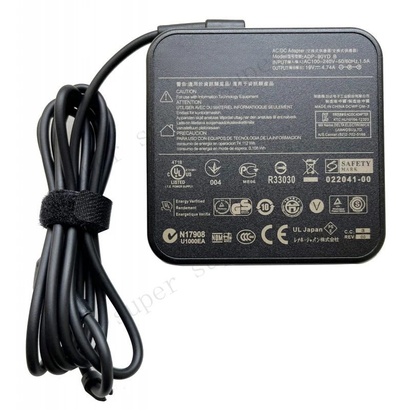 

S+ 19V 4.74A 90W AC Adapter Charger For ASUS Vivobook 16 M1603QA-R712512