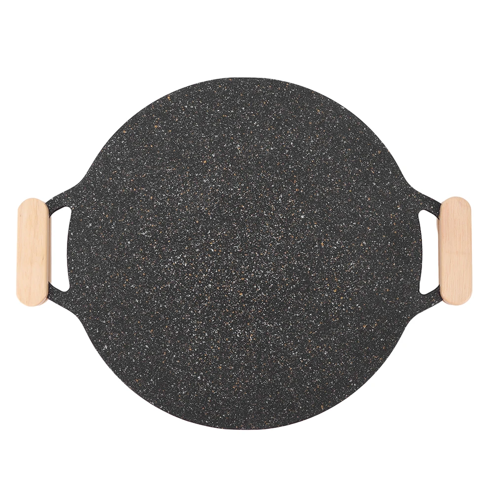 Solid Wood Pan Insulated Handle Anti Scald 2Pcs Grill Pan Insulated Grip for Cookware Sauce Pan Sauteing Grilling Pan