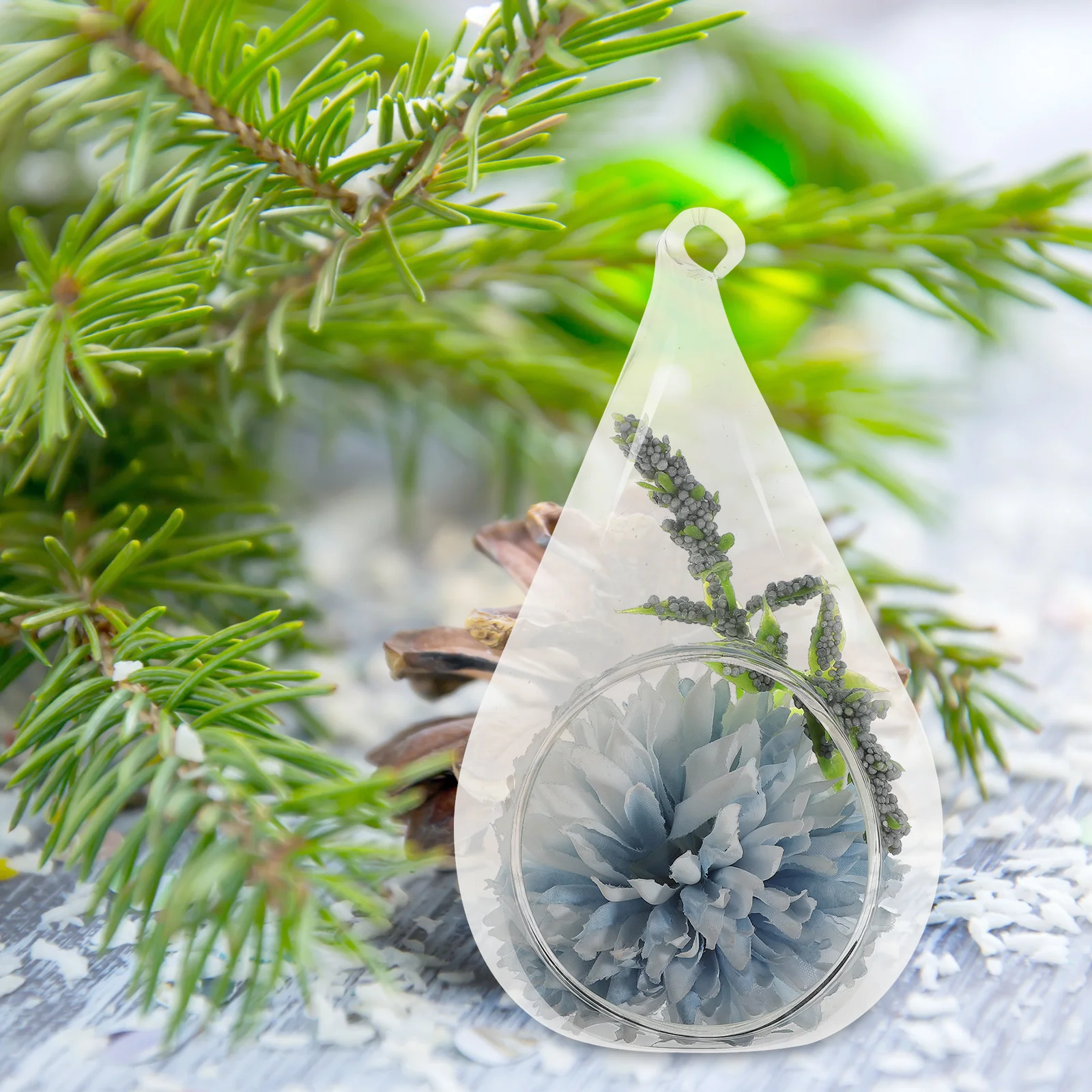 

2Pcs Glass Vase Clear Flower Vase Adornment for DIY Projects Home Decoration Small Plant Holder Flower Arrangement Holder