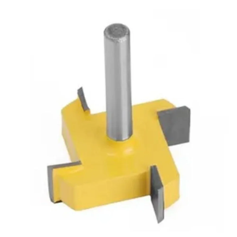 12.7mm Cut Length T Type Slotting Cutter 4 Edge Bit Clean Cut Router Bit Fast Cutting Tool Woodworking Projects