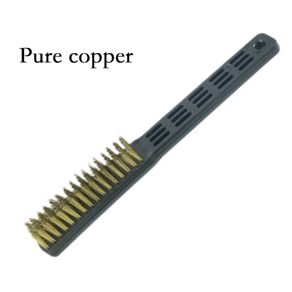 

Ergonomic Plastic Handle Hard Bristle Brass Cleaning Brushes Applications Ergonomic Plastic Handle Home Wire Brush