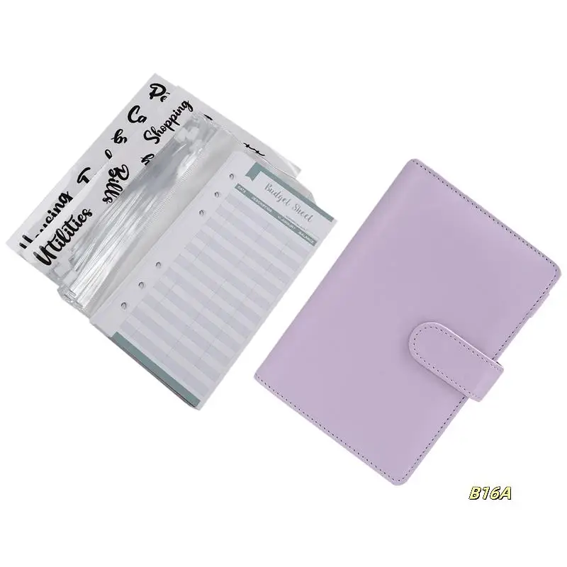 2X Cash Envelopes For Budgeting,A6 Budget Binder,Binder Pockets,Expense Budget Sheets,Money Folder Wallet Organiser