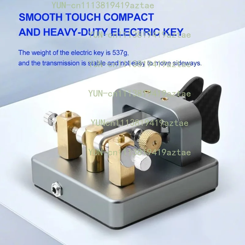 VK‑6 Electric Automatic Key CW Radio Hand Key Morse Code Shortwave Station Accessories