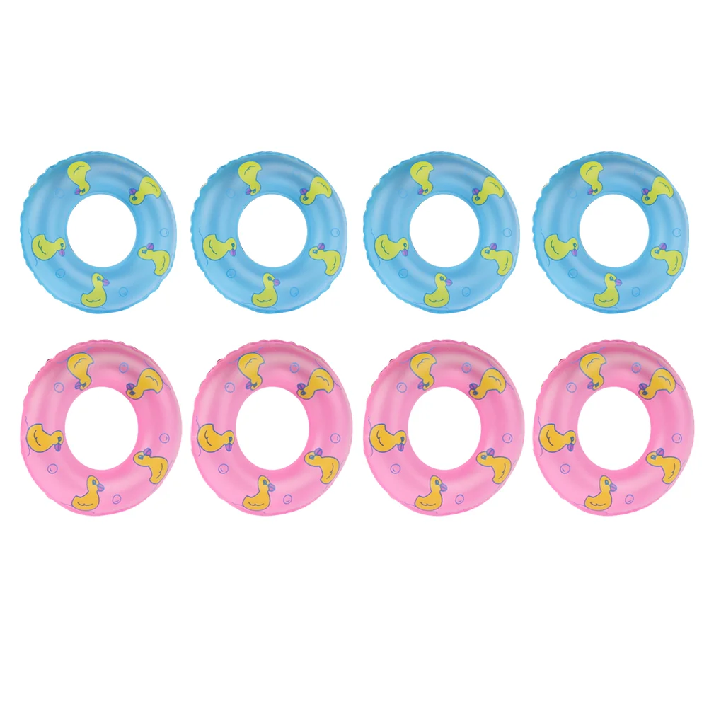 

10 Pcs Toy Decorate Toddler Beach Toys Pool Float Inflatable Swim Ring Mini Swimming Kid