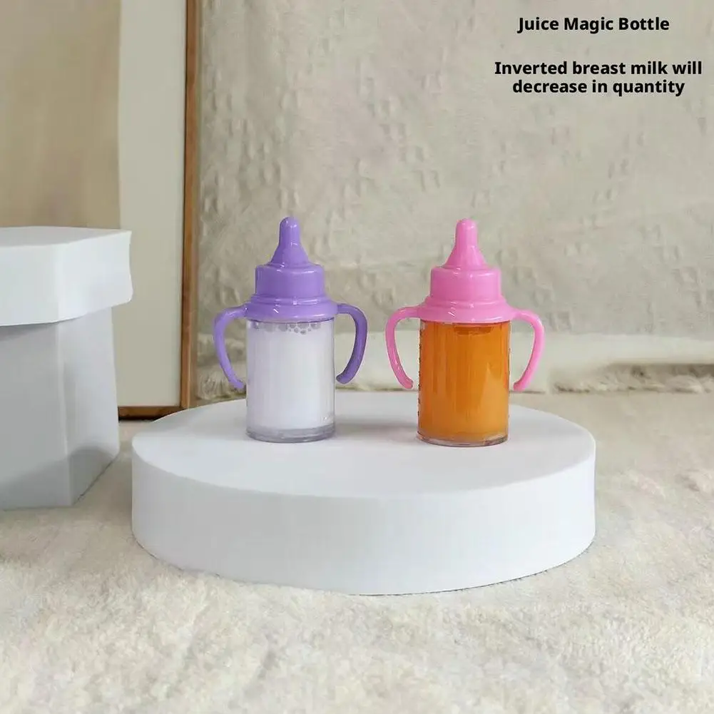 

My Sweet Baby Disappearing Doll Feeding Set 6 Piece Doll Feeding Set for Toy Stroller 2 Milk & Juice Bottles with 2 Toy Pacifier