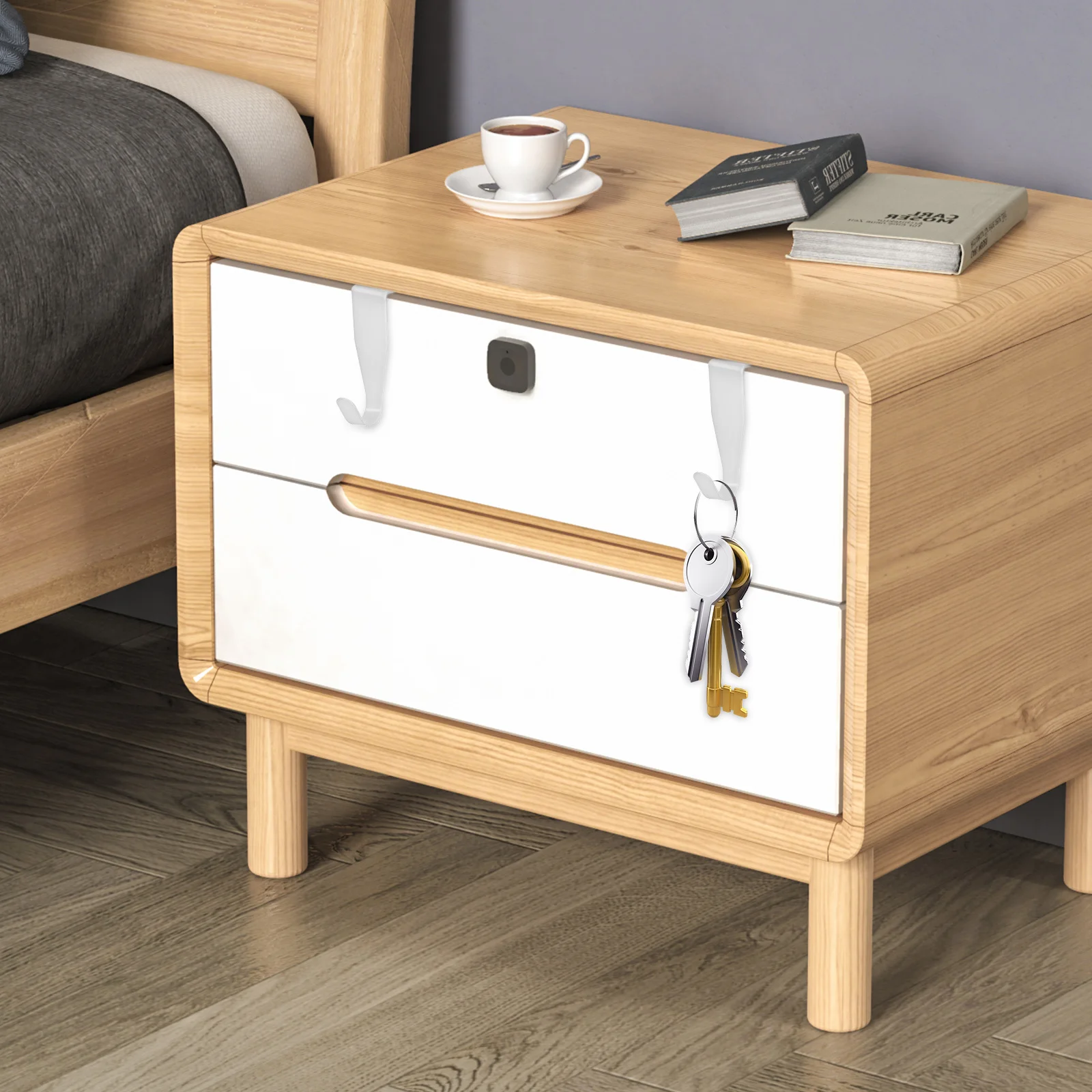 

16Pcs Over The Door Hooks Heavy Duty Carbon Steel Cabinet Door Hangers No Drill Towel Coat Bathroom Kitchen Organizers