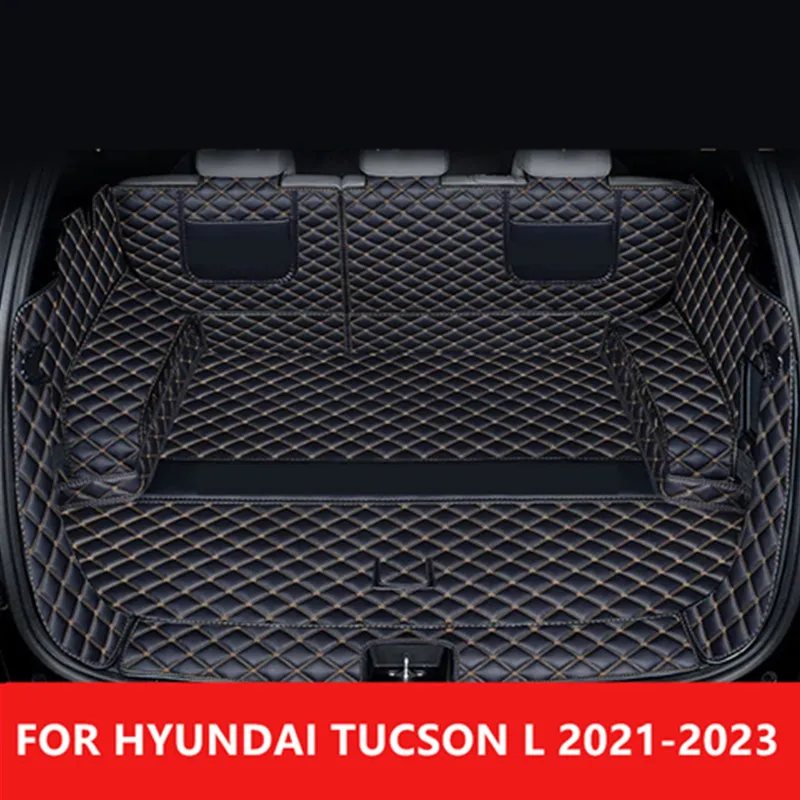 FOR HYUNDAI TUCSON L 2021-2023 car all-inclusive trunk mat case for High quality New Special trunk mats waterproof boot carpet