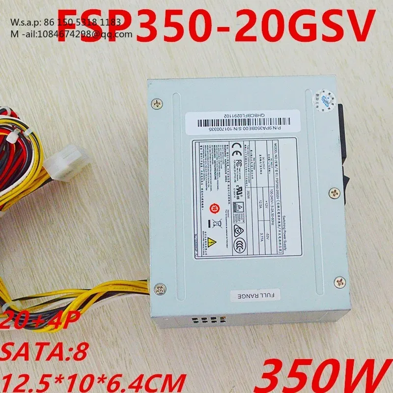 Original PSU For Hanker POE 7916N 20Pin+4Pin+ SATA*8 350W Switching Power Supply FSP350-20GSV