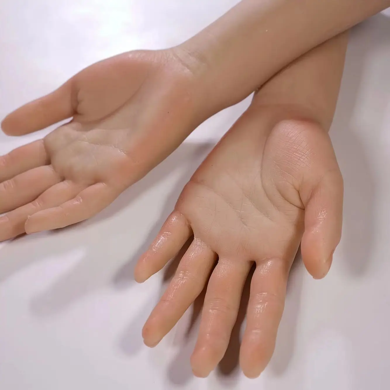 High Simulation Silicone Hand Model Realistic Female Supermodel for Fake Nail Practice Painting Display Photography TGDW01