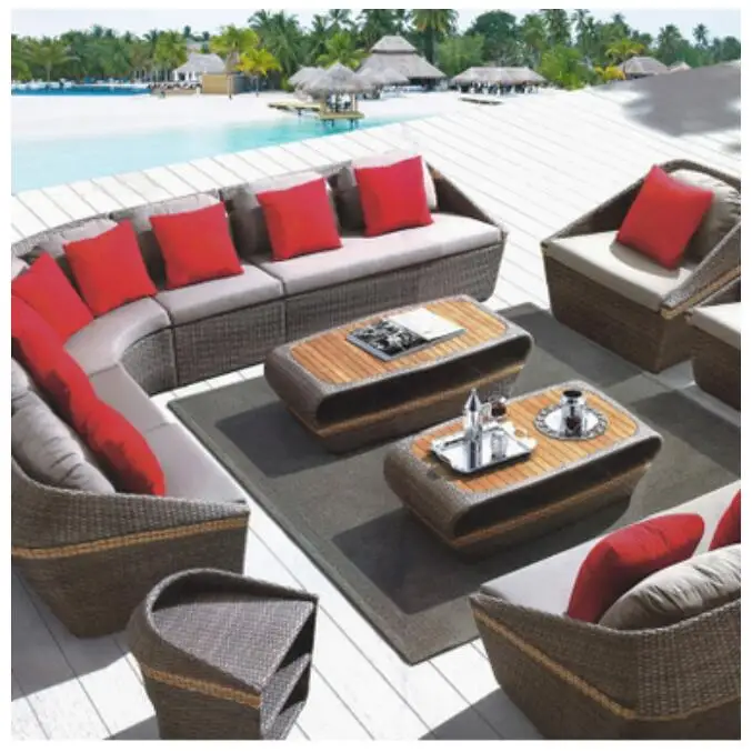 

Leisure Garden Furniture New Model Sofa Set Luxury Sectional Couch