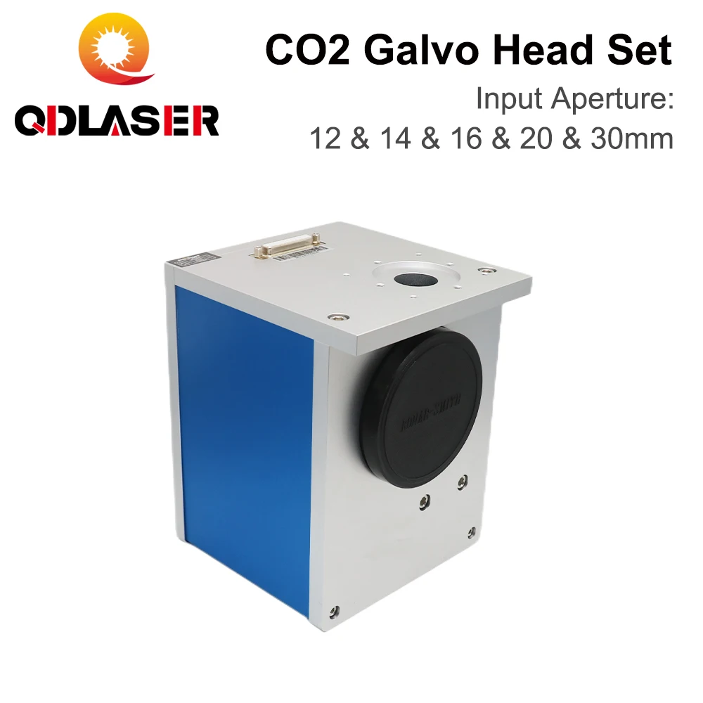 

QDLASER CO2 Laser Scanning Oscillator Galvo Scan Head 10.6um Input Aperture 12mm 14mm 16mm 20mm 30mm Scanners with Power Supply