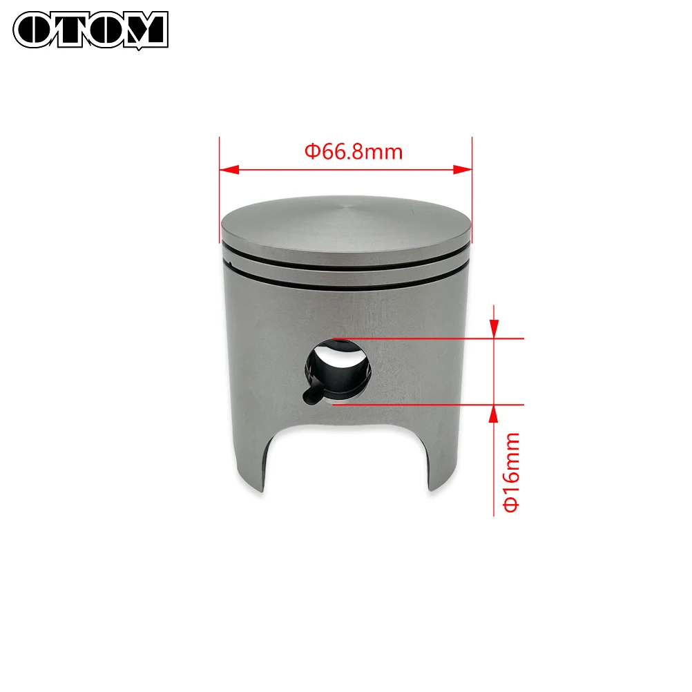OTOM Motorcycle 2 Stroke DT230 Upgrade Cylinder Piston For YAMAHA DT230 ​LONCIN MT250 GPX TSE250 Off-Road Forged Piston