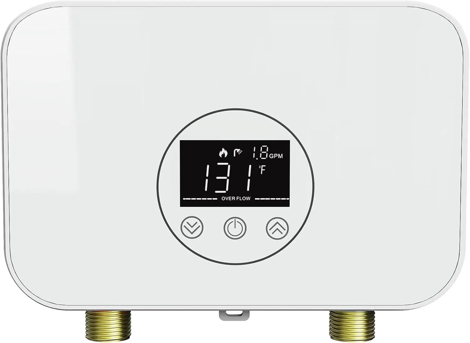 Tankless Water Heater Electric,110V 5500W Under Sink Instant Water Heater with Digital Display Touch Screen On-Demand